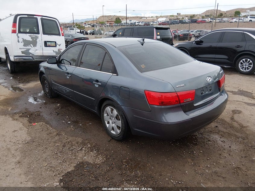 2009 Hyundai Sonata VIN 5NPET46C89H557874 IAAI salvage auction — LEFT & RIGHT, Salvage (New Mexico), sold $500 on 2026-07-27 (photo 3)