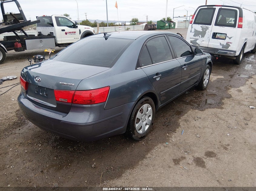 2009 Hyundai Sonata VIN 5NPET46C89H557874 IAAI salvage auction — LEFT & RIGHT, Salvage (New Mexico), sold $500 on 2026-07-27 (photo 4)