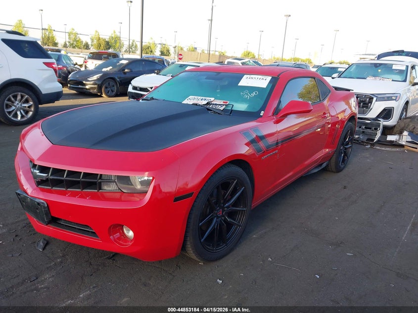 2011 Chevrolet Camaro VIN 2G1FA1ED1B9121016 IAAI salvage auction — FRONT & REAR, Salvage Certificate (California), sold $2,000 on 2026-07-12 (photo 2)