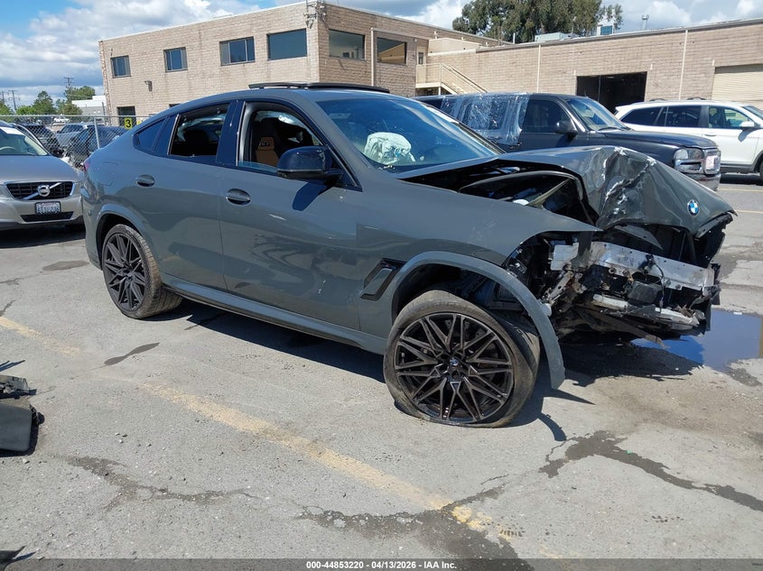 2022 BMW X6 VIN 5YMCY0C05N9K70885 IAAI salvage auction — Front End, Salvage (California), sold $17,200 on 2026-06-15 (photo 1)