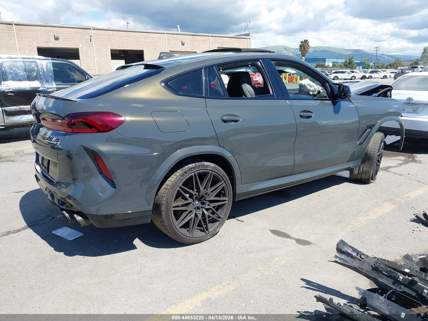 2022 BMW X6 VIN 5YMCY0C05N9K70885 IAAI salvage auction — Front End, Salvage (California), sold $17,200 on 2026-06-15 (photo 4)