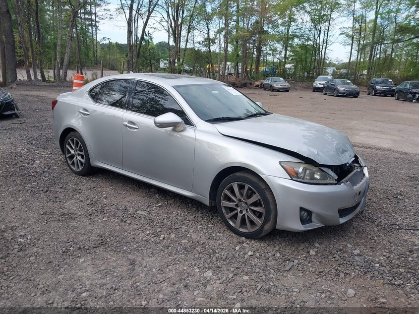 2012 Lexus Is VIN JTHCF5C29C5054859 IAAI salvage auction — FRONT & REAR, Wait Title, sold $1,400 on 2026-07-14 (photo 1)