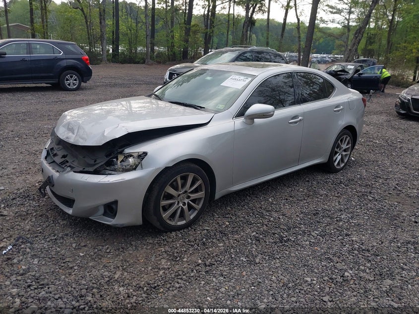 2012 Lexus Is VIN JTHCF5C29C5054859 IAAI salvage auction — FRONT & REAR, Wait Title, sold $1,400 on 2026-07-14 (photo 2)