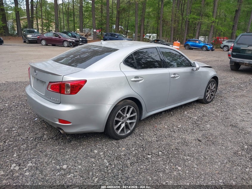 2012 Lexus Is VIN JTHCF5C29C5054859 IAAI salvage auction — FRONT & REAR, Wait Title, sold $1,400 on 2026-07-14 (photo 4)