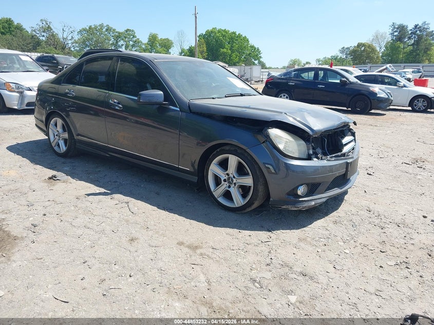 2010 Mercedes-benz C-klasse VIN WDDGF8BB1AF406612 IAAI salvage auction — FRONT END, Salvage (Georgia), sold $400 on 2026-08-05 (photo 1)