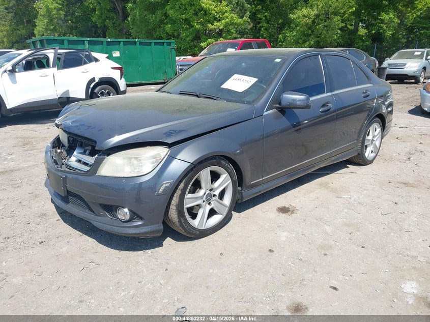 2010 Mercedes-benz C-klasse VIN WDDGF8BB1AF406612 IAAI salvage auction — FRONT END, Salvage (Georgia), sold $400 on 2026-08-05 (photo 2)