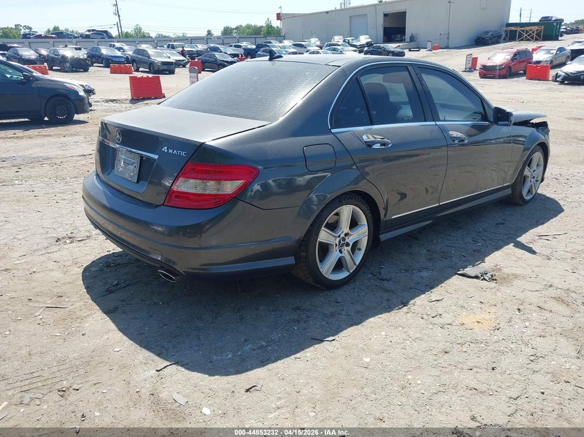 2010 Mercedes-benz C-klasse VIN WDDGF8BB1AF406612 IAAI salvage auction — FRONT END, Salvage (Georgia), sold $400 on 2026-08-05 (photo 4)
