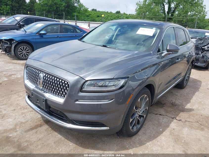 2021 Lincoln Nautilus VIN 2LMPJ8K99MBL07323 IAAI salvage auction — REAR END, Salvage Title, sold $7,600 on 2026-09-12 (photo 2)