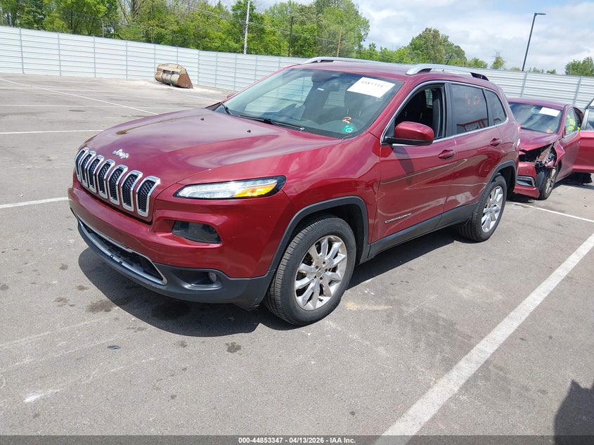 2017 Jeep Cherokee VIN 1C4PJMDB7HW520137 IAAI salvage auction — REAR END, Salvage (Tennessee), sold $2,400 on 2026-08-02 (photo 2)