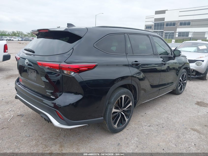 2022 Toyota Highlander VIN 5TDLZRAHXNS141013 IAAI salvage auction — FRONT END, Wait Title, sold $11,600 on 2026-07-21 (photo 4)