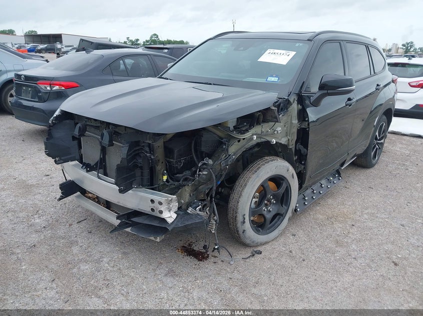2022 Toyota Highlander VIN 5TDLZRAHXNS141013 IAAI salvage auction — FRONT END, Wait Title, sold $11,600 on 2026-07-21 (photo 6)