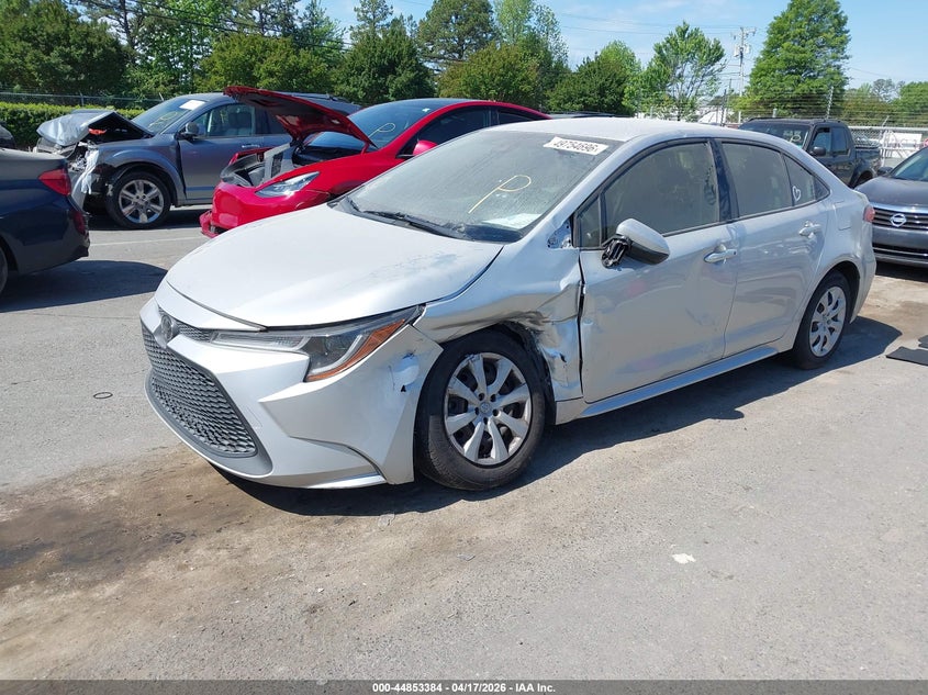 2020 Toyota Corolla VIN JTDEPRAE1LJ003777 IAAI salvage auction — FRONT & REAR, Salvage Title, sold $2,550 on 2026-07-09 (photo 2)