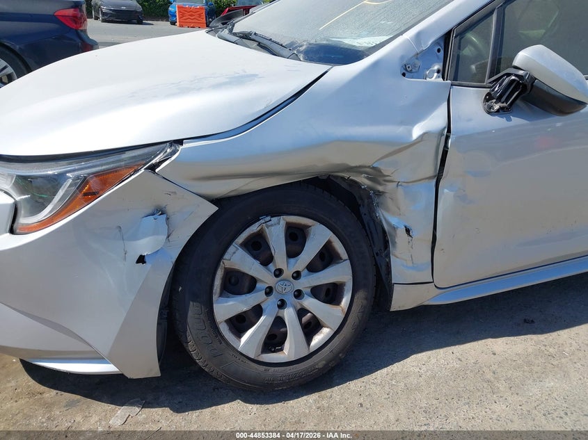 2020 Toyota Corolla VIN JTDEPRAE1LJ003777 IAAI salvage auction — FRONT & REAR, Salvage Title, sold $2,550 on 2026-07-09 (photo 6)