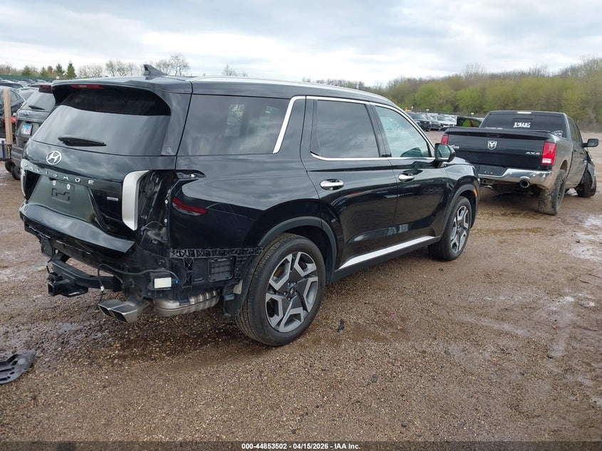 2025 Hyundai Palisade VIN KM8R4DGE5SU853022 IAAI salvage auction — REAR END, Salvage Title, sold $14,300 on 2026-07-08 (photo 4)
