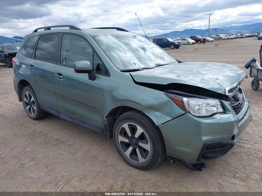 2018 Subaru Forester VIN JF2SJAGC0JH425007 IAAI salvage auction — FRONT END, Wait Title, sold $4,250 on 2026-07-22 (photo 1)