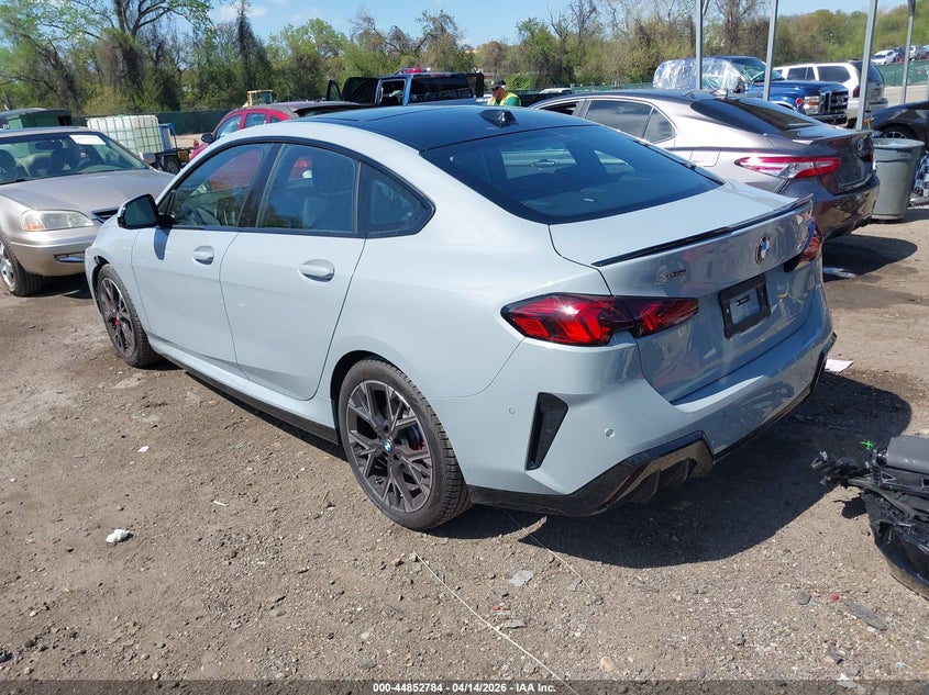 2025 BMW 2er VIN WBA23GG02S7T65981 IAAI salvage auction — FRONT END, Wait Title, sold $14,400 on 2026-08-12 (photo 3)