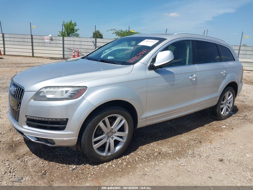 2014 Audi Q7 VIN WA1LGAFE4ED005990 IAAI salvage auction — FRONT END, Wait Title, sold $1,900 on 2026-07-07 (photo 2)