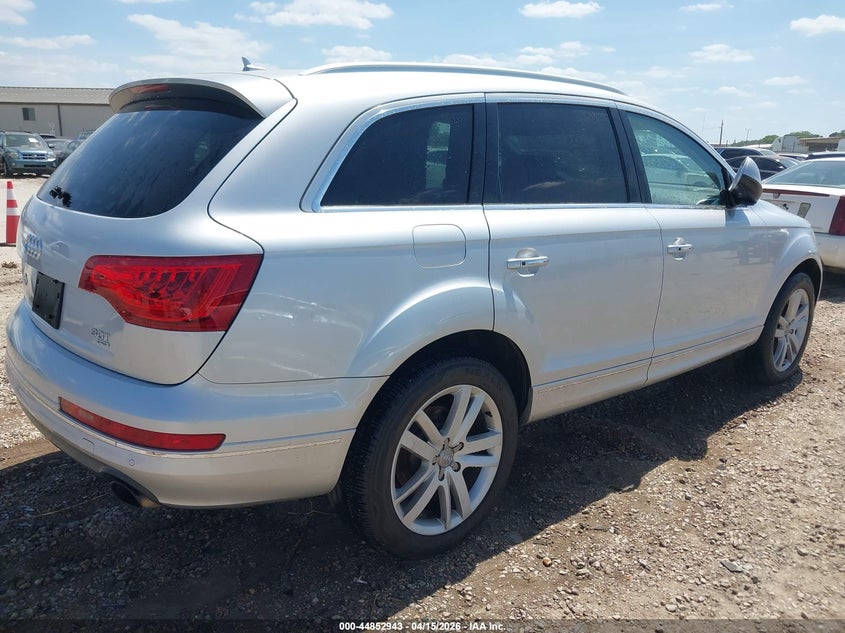 2014 Audi Q7 VIN WA1LGAFE4ED005990 IAAI salvage auction — FRONT END, Wait Title, sold $1,900 on 2026-07-07 (photo 4)