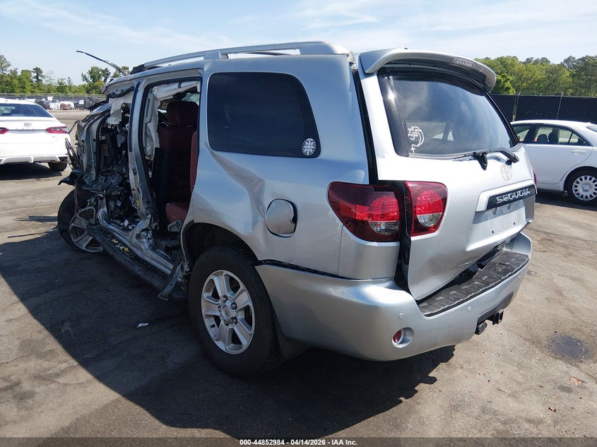 2022 Toyota Sequoia VIN 5TDAY5B18NS187654 IAAI salvage auction — ROLLOVER, Salvage (Pennsylvania), sold $3,300 on 2026-07-08 (photo 3)