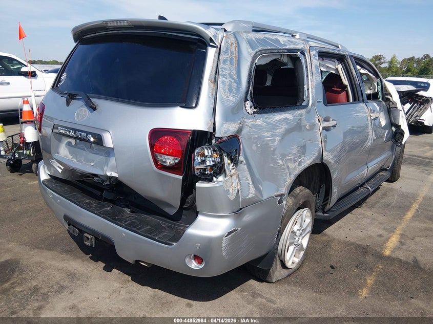 2022 Toyota Sequoia VIN 5TDAY5B18NS187654 IAAI salvage auction — ROLLOVER, Salvage (Pennsylvania), sold $3,300 on 2026-07-08 (photo 4)
