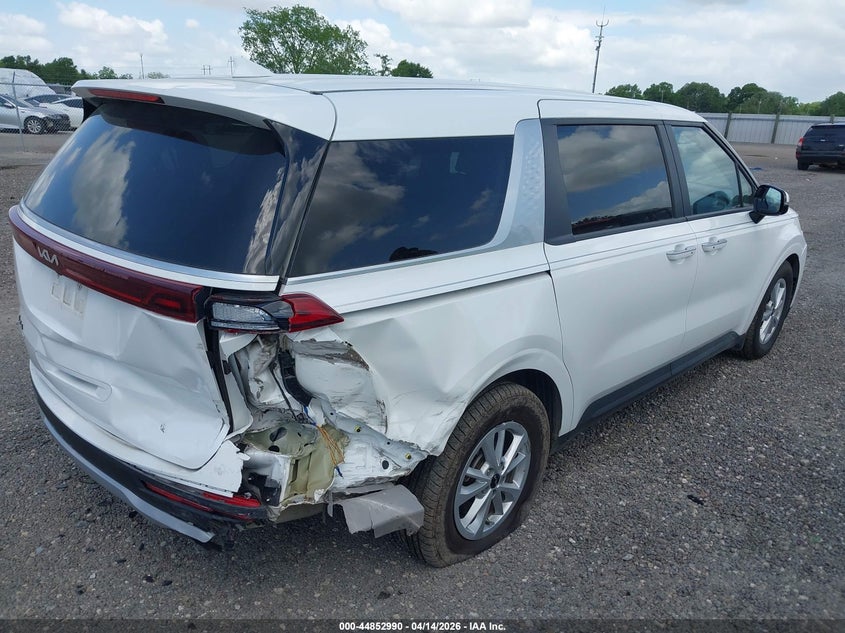 2024 Kia Carnival VIN KNDNB4H30R6355332 IAAI salvage auction — RIGHT REAR, Wait Title, sold $8,000 on 2026-07-22 (photo 4)