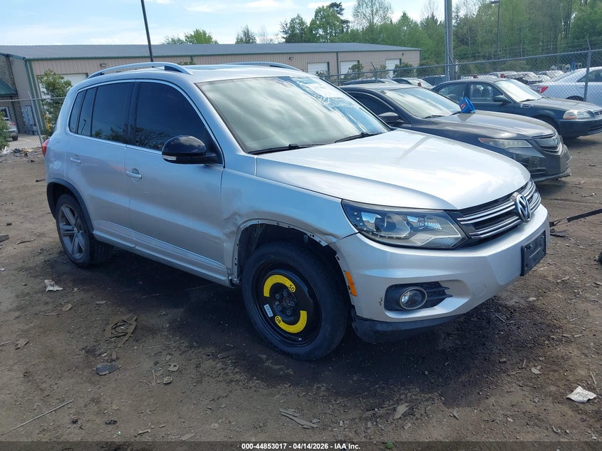 2017 Volkswagen Tiguan VIN WVGUV7AX5HW506693 IAAI salvage auction — FRONT END, Clear (Virginia), sold $1,850 on 2026-07-27 (photo 1)