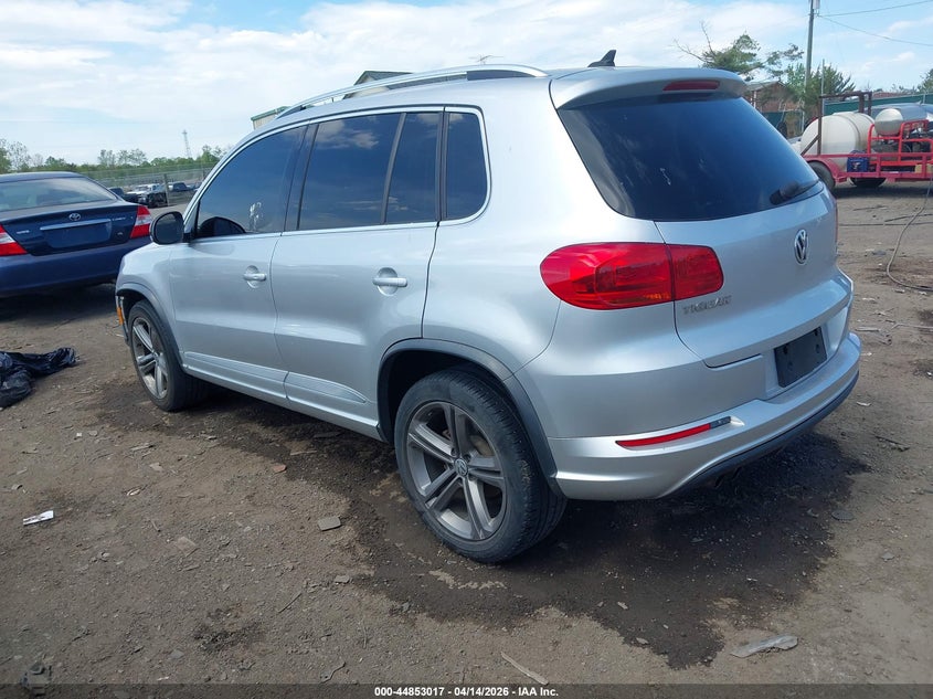 2017 Volkswagen Tiguan VIN WVGUV7AX5HW506693 IAAI salvage auction — FRONT END, Clear (Virginia), sold $1,850 on 2026-07-27 (photo 3)