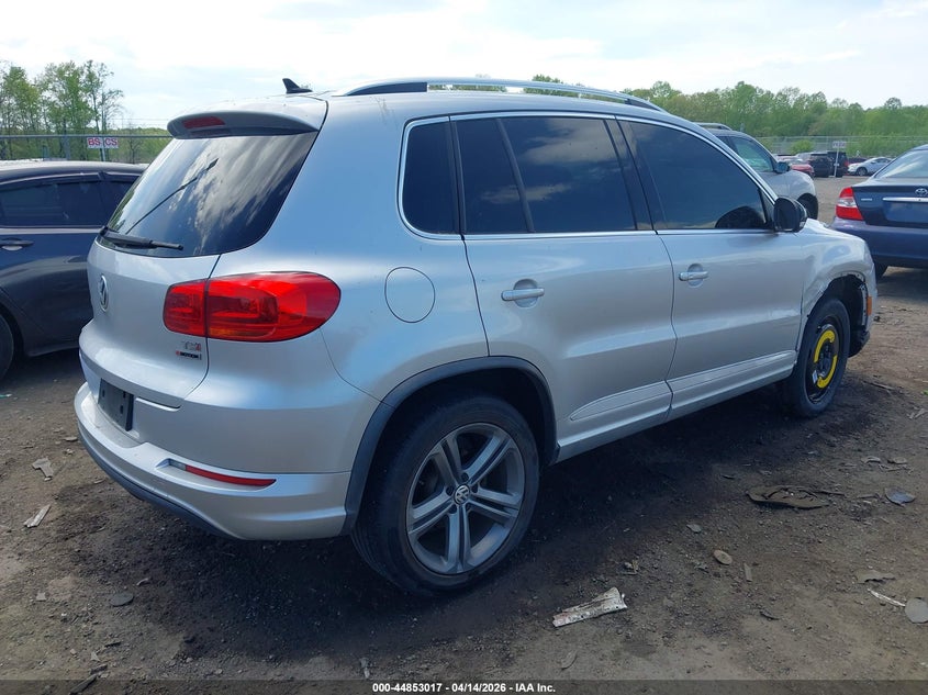 2017 Volkswagen Tiguan VIN WVGUV7AX5HW506693 IAAI salvage auction — FRONT END, Clear (Virginia), sold $1,850 on 2026-07-27 (photo 4)