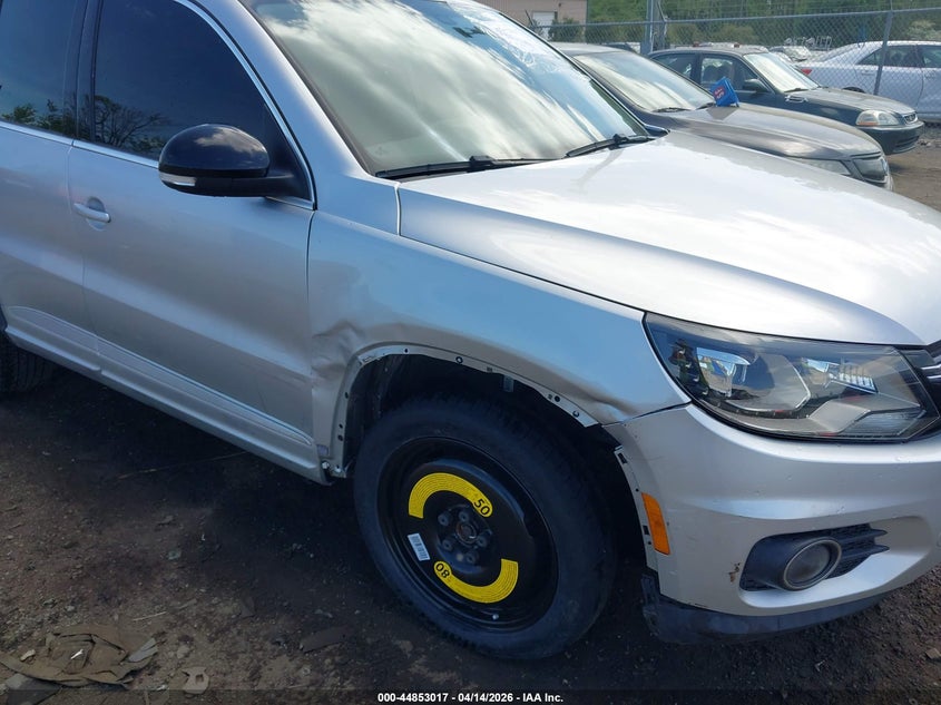 2017 Volkswagen Tiguan VIN WVGUV7AX5HW506693 IAAI salvage auction — FRONT END, Clear (Virginia), sold $1,850 on 2026-07-27 (photo 6)