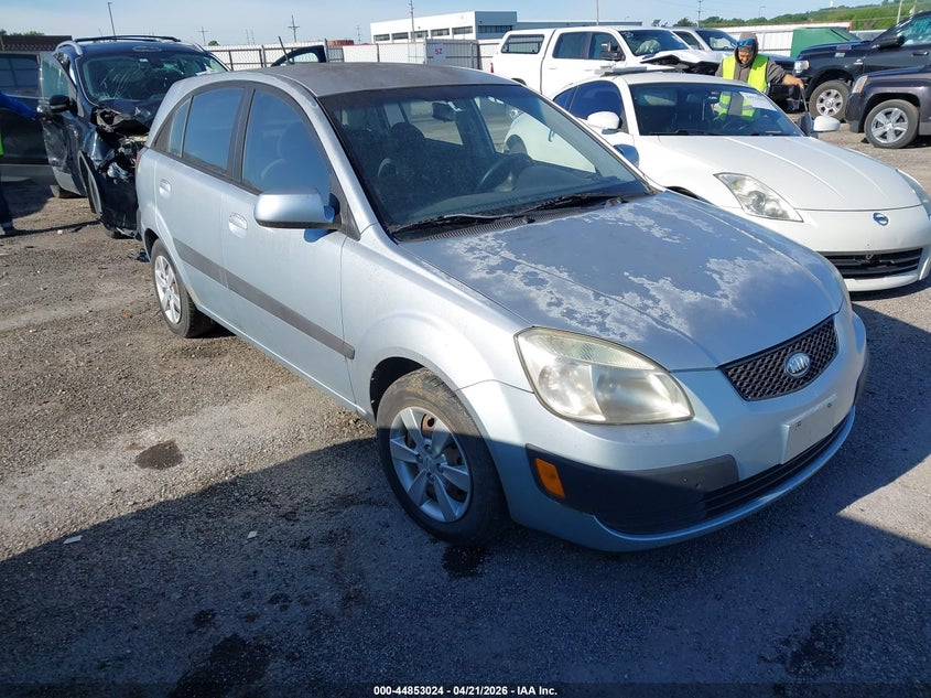 2008 Kia Rio VIN KNADE163786309934 IAAI salvage auction — NORMAL WEAR, Clear (Oklahoma), sold $400 on 2026-07-07 (photo 1)