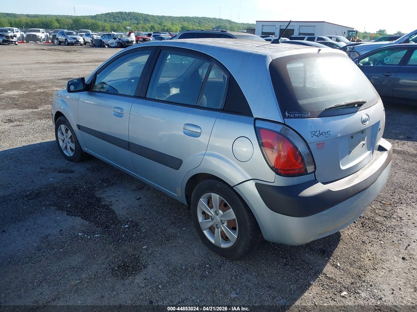 2008 Kia Rio VIN KNADE163786309934 IAAI salvage auction — NORMAL WEAR, Clear (Oklahoma), sold $400 on 2026-07-07 (photo 3)