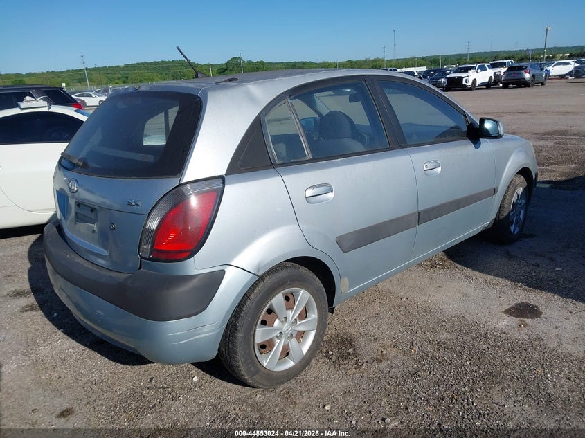 2008 Kia Rio VIN KNADE163786309934 IAAI salvage auction — NORMAL WEAR, Clear (Oklahoma), sold $400 on 2026-07-07 (photo 4)