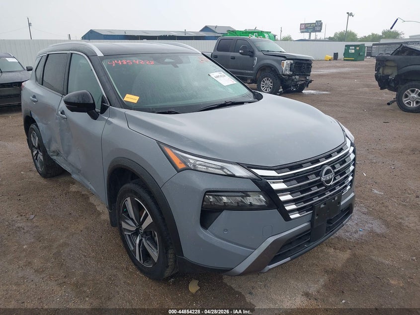 2025 Nissan Rogue VIN JN8BT3CA8SW008552 IAAI salvage auction — LEFT & RIGHT, Original (Texas), sold $7,000 on 2026-07-29 (photo 1)