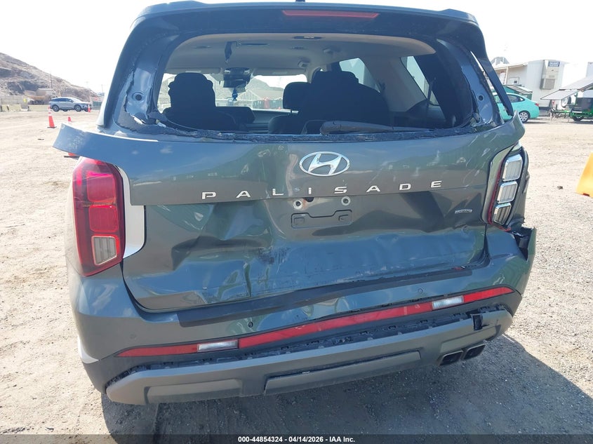 2024 Hyundai Palisade VIN KM8R2DGE2RU741567 IAAI salvage auction — REAR END, Salvage (Idaho), sold $25 on 2026-07-28 (photo 6)