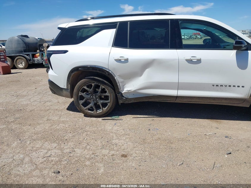 2025 Chevrolet Traverse VIN 1GNEVLRS4SJ227368 IAAI salvage auction — RIGHT SIDE, Wait Title, sold $18,000 on 2026-07-29 (photo 6)