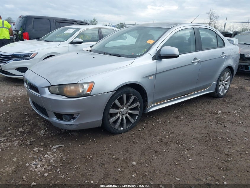 2008 Mitsubishi Lancer VIN JA3AU86U48U001415 IAAI salvage auction — NORMAL WEAR, Salvage (Texas), sold $400 on 2026-07-16 (photo 2)