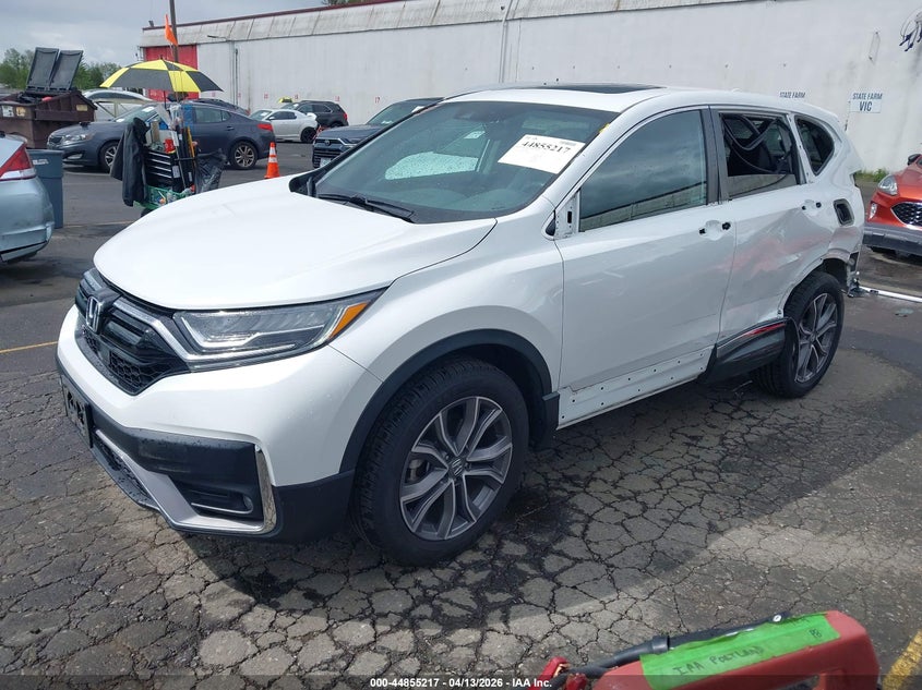 2022 Honda Cr-v VIN 2HKRW2H90NH628428 IAAI salvage auction — LEFT SIDE, Wait Title, sold $12,300 on 2026-08-01 (photo 2)