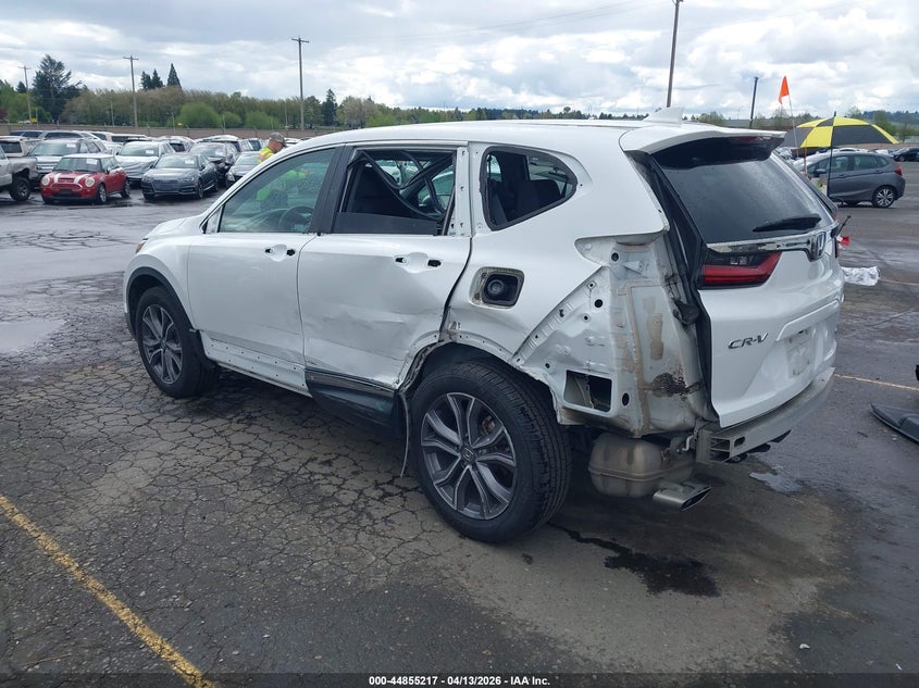 2022 Honda Cr-v VIN 2HKRW2H90NH628428 IAAI salvage auction — LEFT SIDE, Wait Title, sold $12,300 on 2026-08-01 (photo 3)
