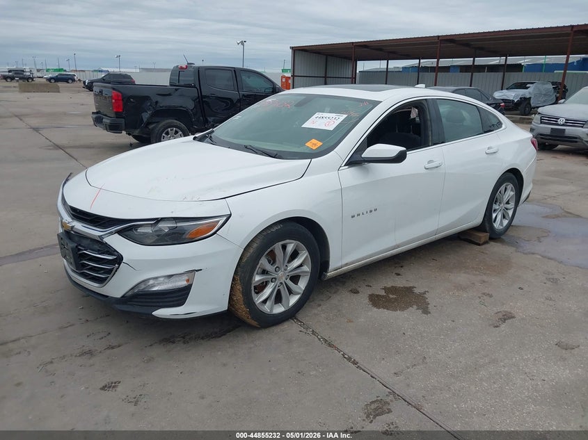 2022 Chevrolet Malibu VIN 1G1ZD5ST7NF129284 IAAI salvage auction — RIGHT SIDE, Original (Texas), sold $2,950 on 2026-08-27 (photo 2)