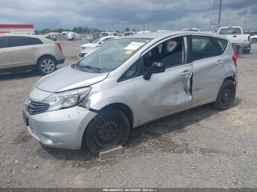 2015 Nissan Versa note VIN 3N1CE2CPXFL363908 IAAI salvage auction — LEFT SIDE, Clear (Arkansas), sold $400 on 2026-07-08 (photo 2)