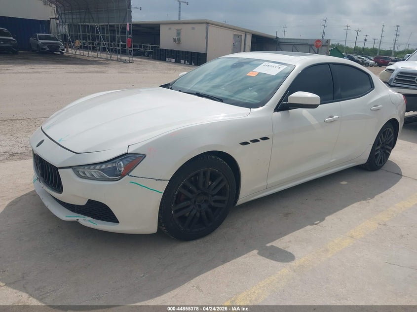 2017 Maserati Ghibli VIN ZAM57XSA4H1226558 IAAI salvage auction — FRONT END, Original (Texas), sold $50 on 2026-07-29 (photo 2)