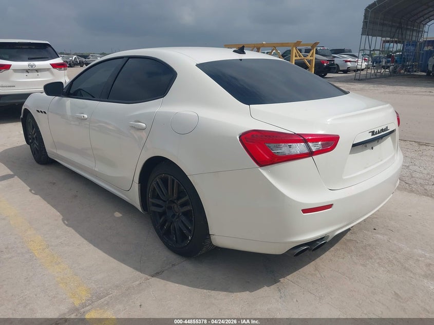 2017 Maserati Ghibli VIN ZAM57XSA4H1226558 IAAI salvage auction — FRONT END, Original (Texas), sold $50 on 2026-07-29 (photo 3)