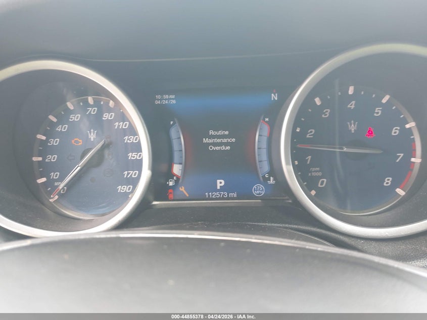 2017 Maserati Ghibli VIN ZAM57XSA4H1226558 IAAI salvage auction — FRONT END, Original (Texas), sold $50 on 2026-07-29 (photo 7)
