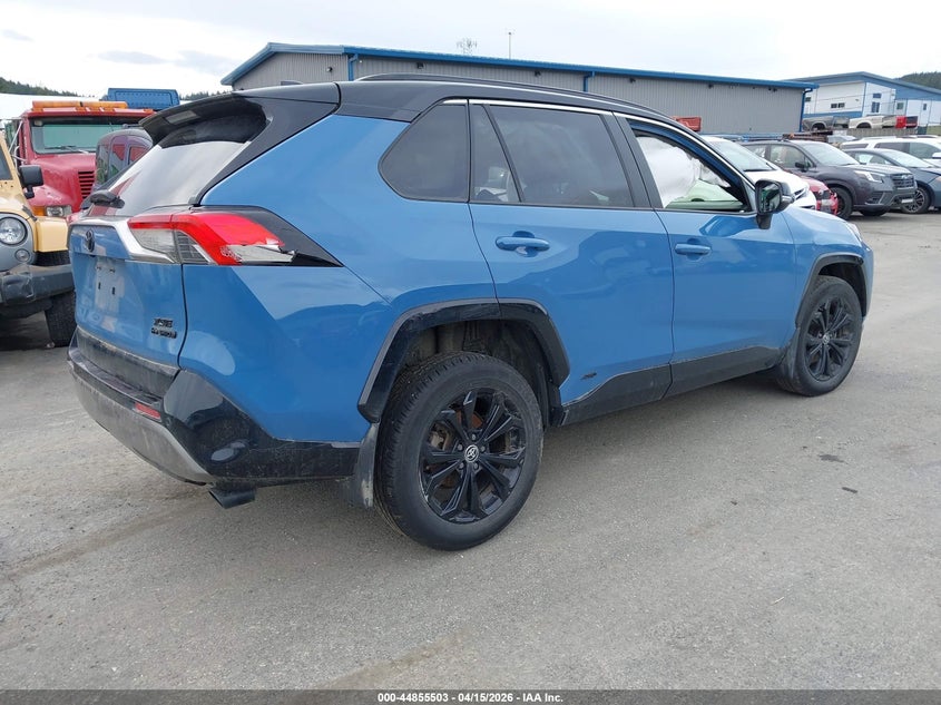 2022 Toyota Rav 4 VIN JTME6RFV6ND521722 IAAI salvage auction — LEFT SIDE, Wait Title, sold $4,700 on 2026-07-24 (photo 4)