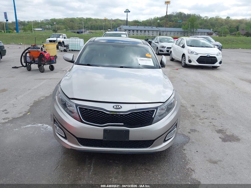 2014 Kia Optima VIN 5XXGN4A71EG312837 IAAI salvage auction — UNKNOWN, Clear (Missouri), sold $375 on 2026-07-21 (photo 6)