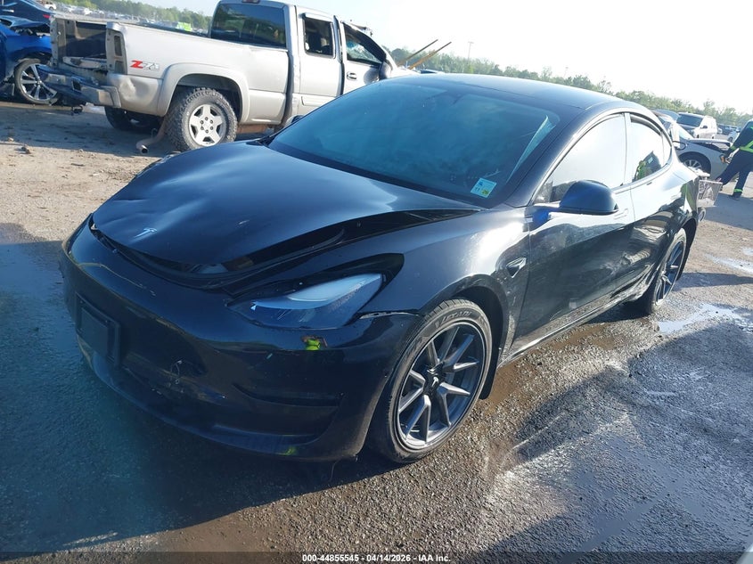 2022 Tesla Model 3 VIN 5YJ3E1EB4NF186455 IAAI salvage auction — FRONT END, Wait Title, sold $4,150 on 2026-09-08 (photo 2)