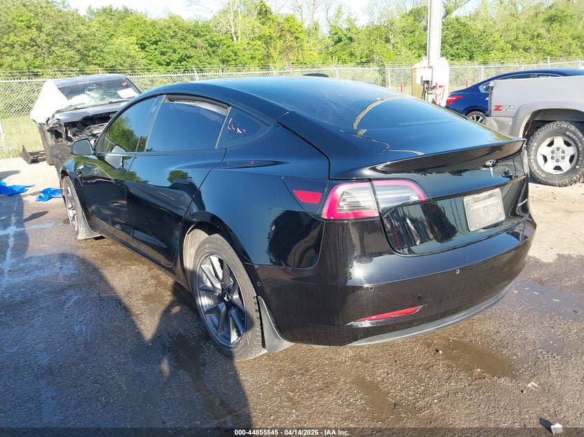 2022 Tesla Model 3 VIN 5YJ3E1EB4NF186455 IAAI salvage auction — FRONT END, Wait Title, sold $4,150 on 2026-09-08 (photo 3)