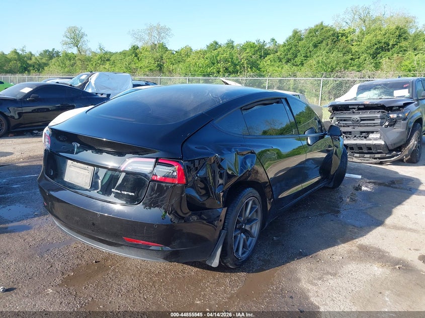 2022 Tesla Model 3 VIN 5YJ3E1EB4NF186455 IAAI salvage auction — FRONT END, Wait Title, sold $4,150 on 2026-09-08 (photo 4)
