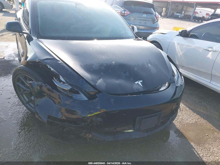 2022 Tesla Model 3 VIN 5YJ3E1EB4NF186455 IAAI salvage auction — FRONT END, Wait Title, sold $4,150 on 2026-09-08 (photo 6)