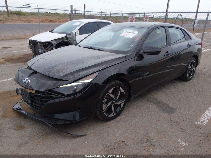 2023 Hyundai Elantra VIN KMHLS4AG9PU513126 IAAI salvage auction — FRONT END, Wait Title, sold $4,100 on 2026-07-22 (photo 2)